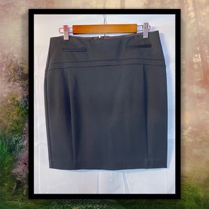 Express black business skirt